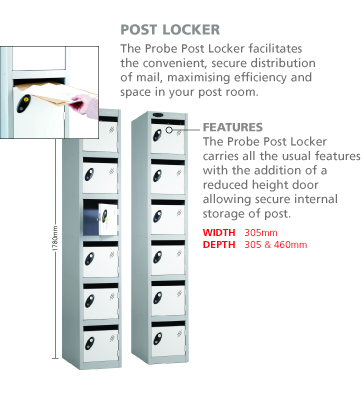 Post Room or Mail Room or Reception Lockers